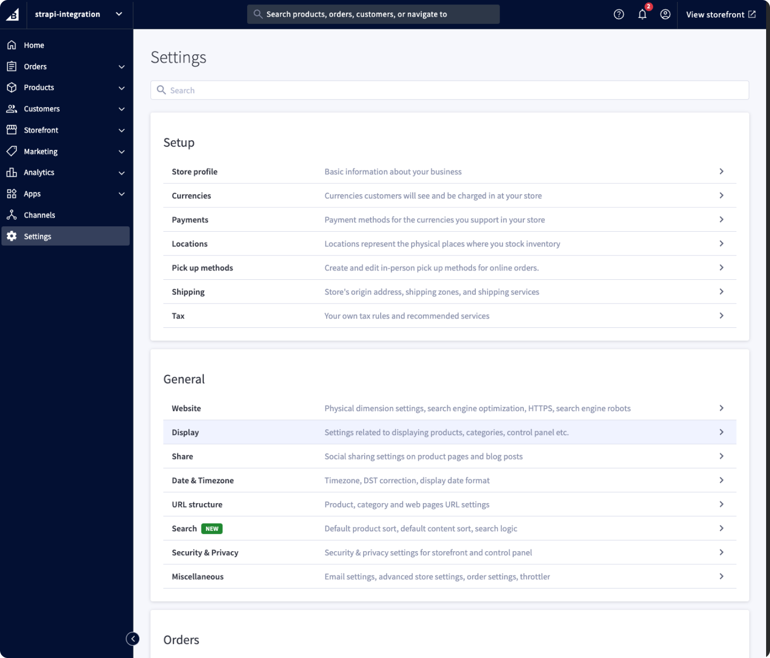 BigCommerce Store