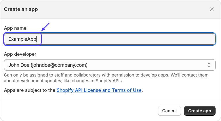 Create Custom App 2