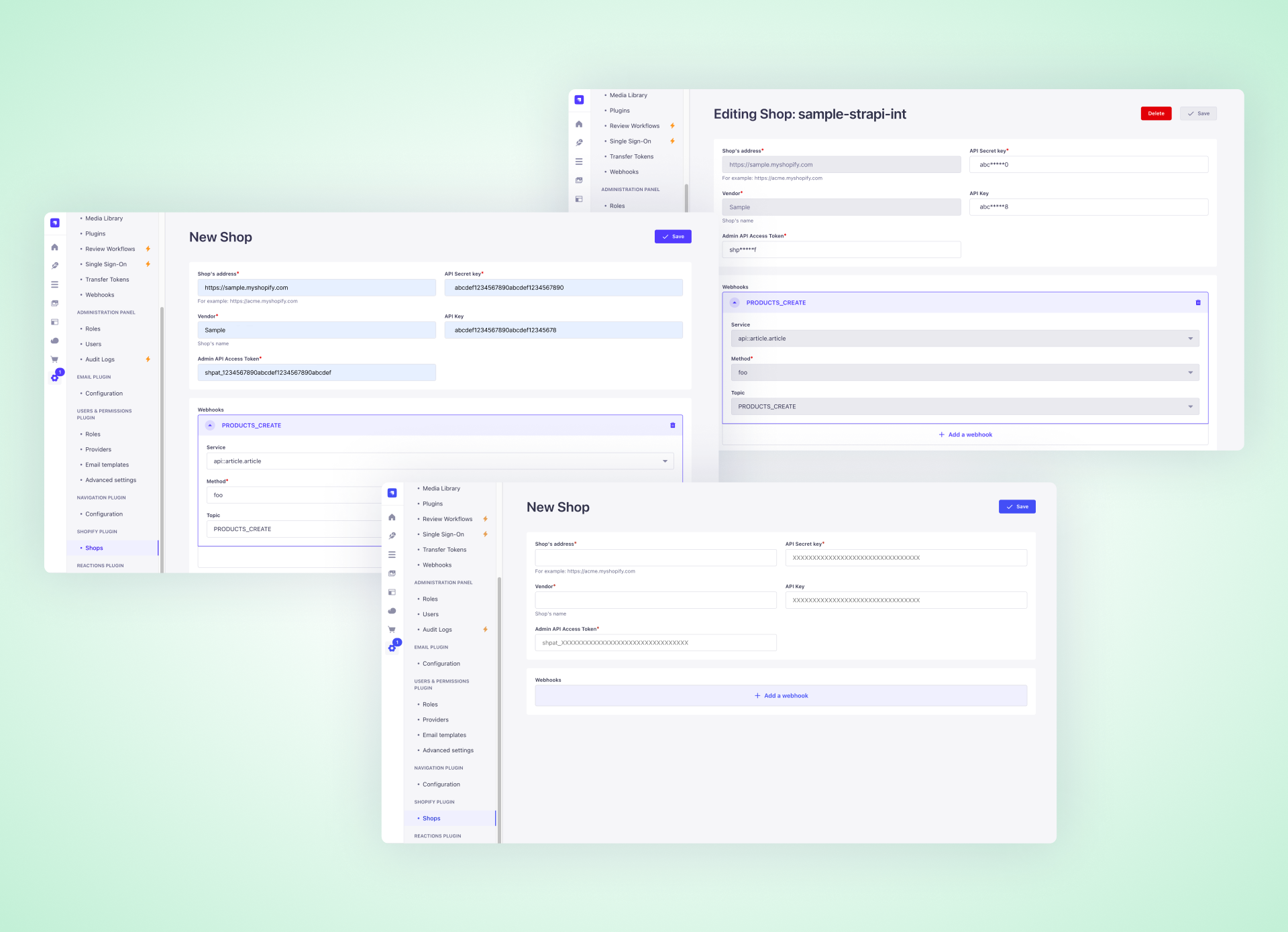 UI preview
